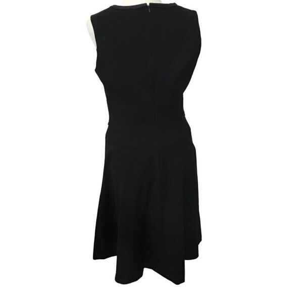 Anne Klein Black Sleeveless Dress size 10 fit and flare - Picture 5 of 11